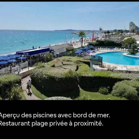 Charmant Studio Villeneuve-Loubet Exterior foto